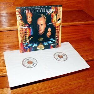 3/$77- flawless discs THE FIFTH ELEMENT Deluxe Widescreen Laserdisc Bruce Willis
